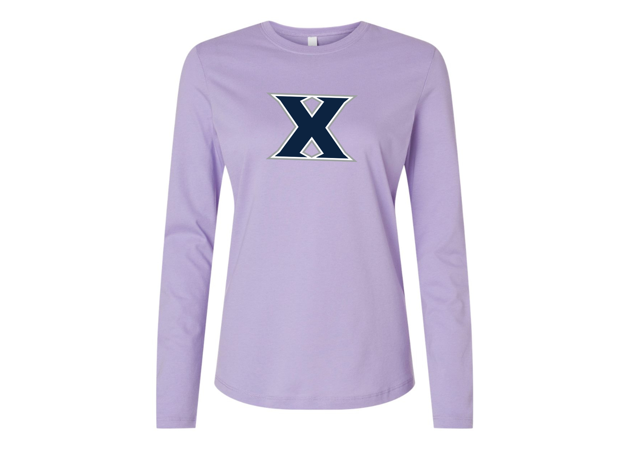 BELLA CANVAS Women’s Xavier Musketeers Jersey Long Sleeve Tee